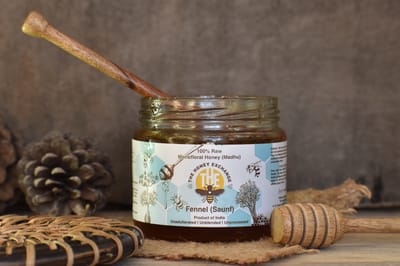 Fennel (Saunf) | 100% Raw Monofloral Honey 400 g