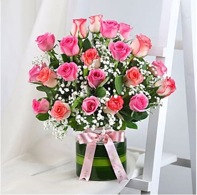 Blissful Love Roses Arrangement