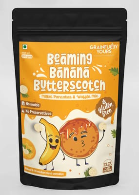 Beaming Banana Butterscotch Pancake & Waffle Mix _ 150g
